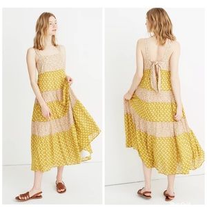 Madewell Print-Mix Tiered Midi Maxi Dress in Jaipur Floral Small